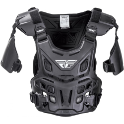 PLASTRON FLY REVEL ROOST OFF-ROAD CE NOIR Pare pierre moto cross