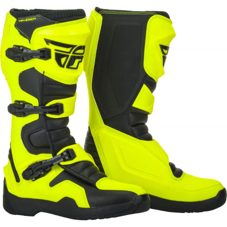 BOTTES FLY RACING MAVERIK JAUNE FLUO Botte moto cross