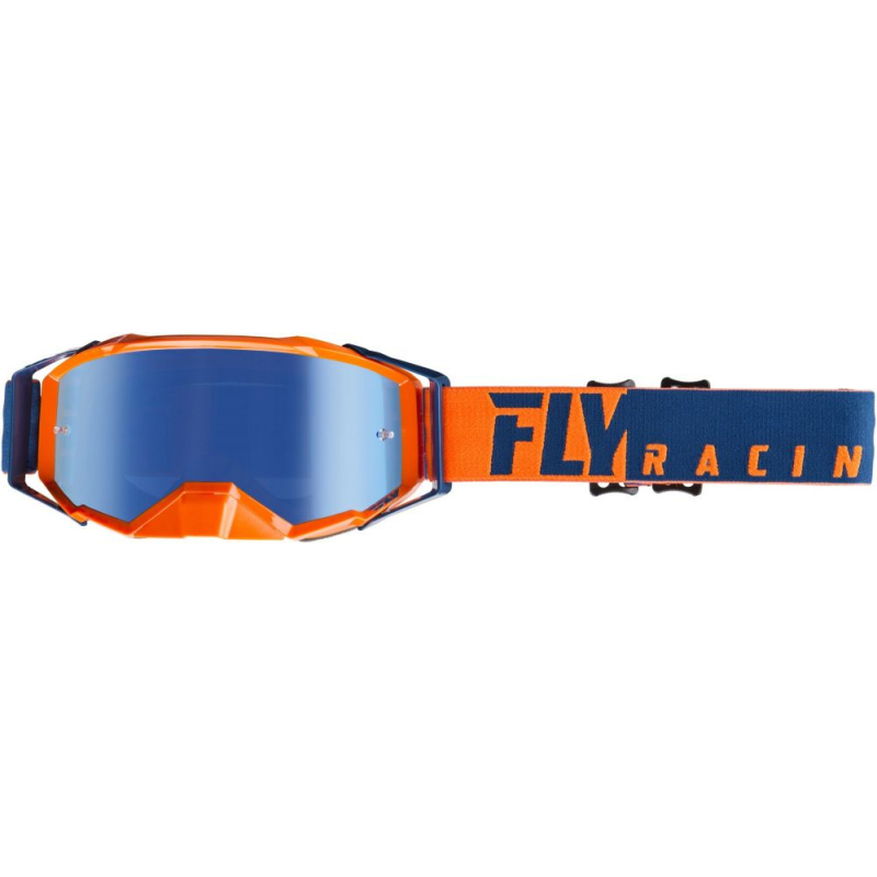 MASQUE FLY ZONE PRO 2020 BLEU/ORANGE Lunette moto cross