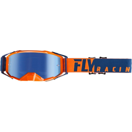 MASQUE FLY ZONE PRO 2020 BLEU/ORANGE Lunette moto cross