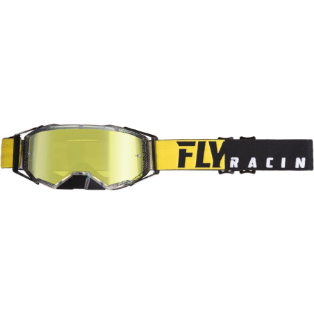 MASQUE FLY ZONE PRO 2020 NOIR/JAUNE Lunette moto cross