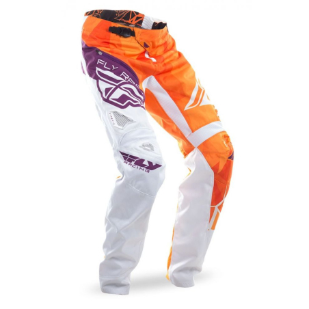 PANTALON FLY KINETIC BMX CRUX 2017 ORANGE/BURGUNDY Pantalon moto cross enfant