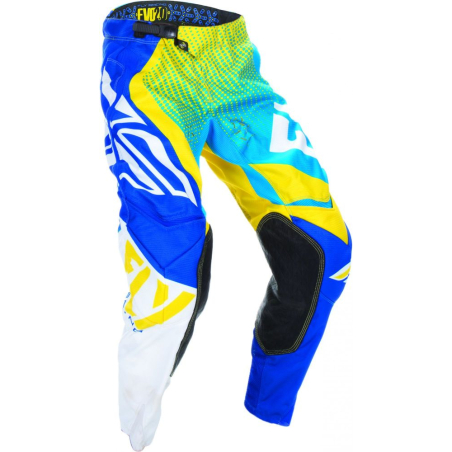 PANTALON FLY EVO 2.0 2017 NOIR/JAUNE/BLANC Pantalon moto cross