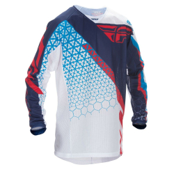 MAILLOT KINETIC MESH BLEU/BLANC/ROUGE Maillot moto cross