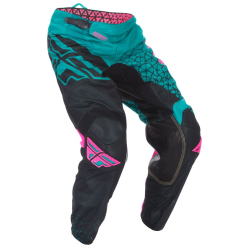 PANTALON KINETIC MESH TEAL/ROSE/NOIR Pantalon moto cross enfant