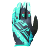 GANTS FLY KINETIC NOIR/DARK TEAL Gant moto cross