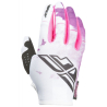 GANTS FLY KINETIC FEMME ROSE/BLANC Gant moto cross femme