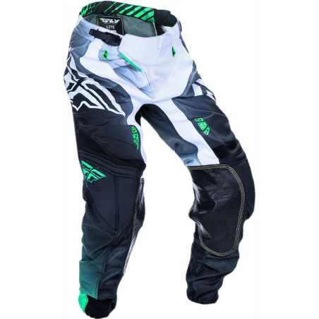 PANTALON FLY LITE HYDROGEN 2017 NOIR/BLANC/TEAL Pantalon moto cross