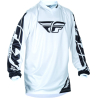 MAILLOT FLY UNIVERSAL JERSEY 2018 BLANC Maillot moto cross
