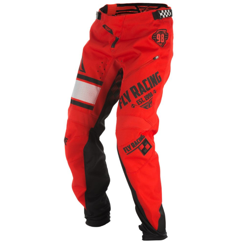 PANTALON FLY KINETIC ERA BMX 2018 ROUGE Pantalon moto cross enfant
