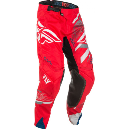 PANTALON FLY EVOLUTION 2.0 ROUGE/BLANC Pantalon moto cross