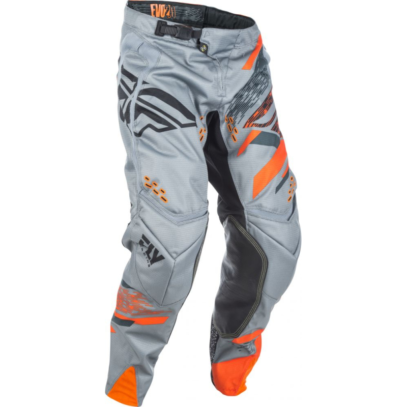 PANTALON FLY EVOLUTION 2.0 2018 GRIS/ORANGE Pantalon moto cross