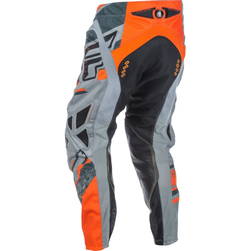 PANTALON FLY EVOLUTION 2.0 2018 GRIS/ORANGE Pantalon moto cross