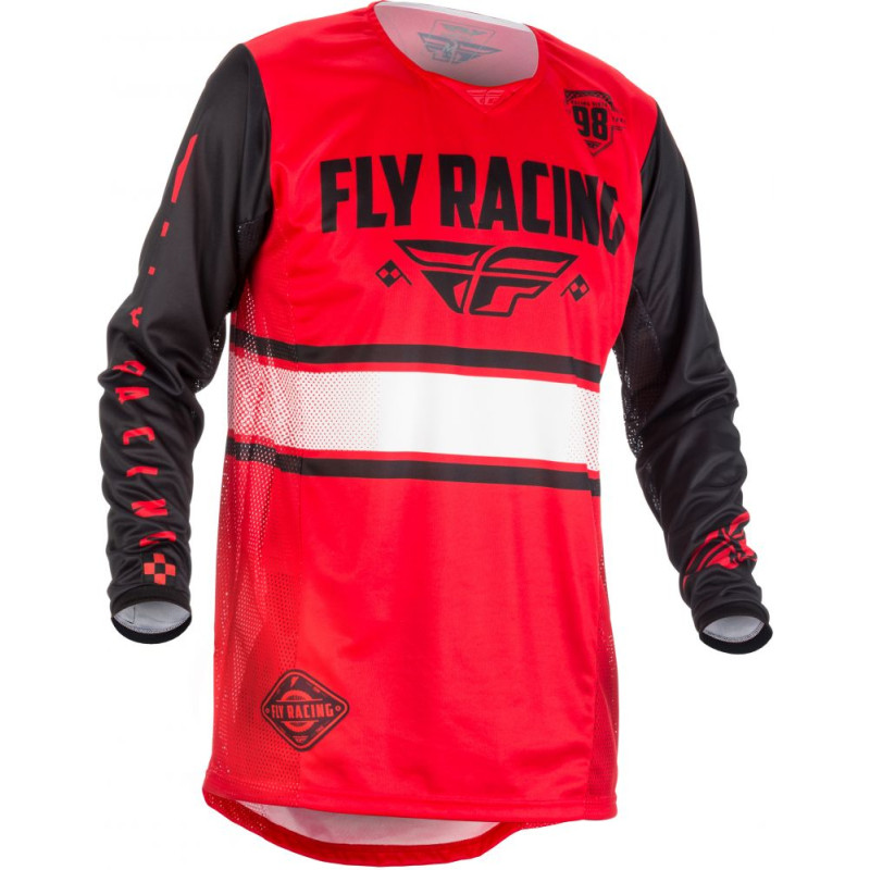 MAILLOT FLY KINETIC ERA 2018 ROUGE Maillot moto cross