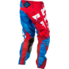 PANTALON FLY KINETIC OUTLAW 2018 ROUGE/BLANC/BLEU Pantalon moto cross enfant