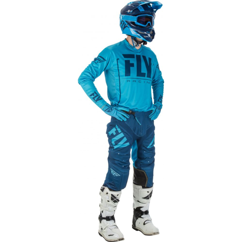 MAILLOT FLY LITE HYDROGEN 2018 BLEU Maillot moto cross