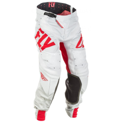 PANTALON FLY LITE HYDROGEN 2018 ROUGE/BLANC Pantalon moto cross