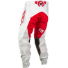 PANTALON FLY LITE HYDROGEN 2018 ROUGE/BLANC Pantalon moto cross