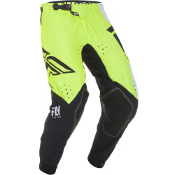 PANTALON FLY EVO 2019 JAUNE FLUO/NOIR/BLANC Pantalon moto cross