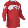 MAILLOT FLY KINETIC SHIELD 2019 ROUGE/BLANC Maillot moto cross