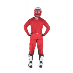 MAILLOT FLY KINETIC SHIELD 2019 ROUGE/BLANC Maillot moto cross