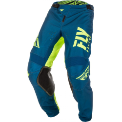 PANTALON FLY KINETIC SHIELD BLEU/JAUNE FLUO Pantalon moto cross