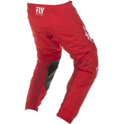 PANTALON FLY KINETIC SHIELD 2019 ROUGE/BLANC Pantalon moto cross enfant