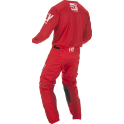 PANTALON FLY KINETIC SHIELD 2019 ROUGE/BLANC Pantalon moto cross enfant