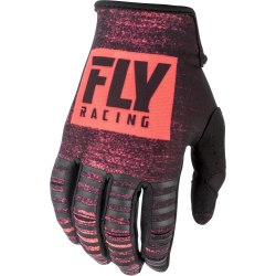 GANTS FLY KINETIC NOIZ NEON ROUGE/NOIR Gant moto cross