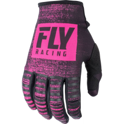 GANTS FLY KINETIC NOIZ NEON ROSE/NOIR Gant moto cross