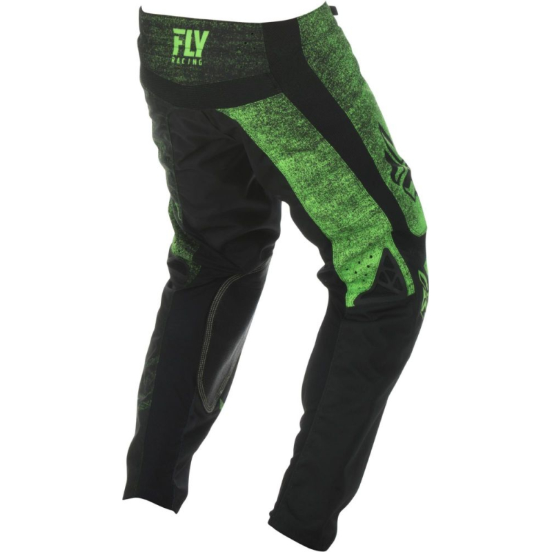 PANTALON FLY KINETIC NOIZ 2019 NEON VERT/NOIR Pantalon moto cross enfant