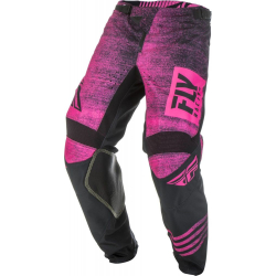 PANTALON FLY KINETIC NOIZ 2019 NEON ROSE/NOIR Pantalon moto cross