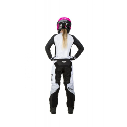 MAILLOT FLY LITE FEMME 2019 BLANC/NOIR Maillot cross enfant