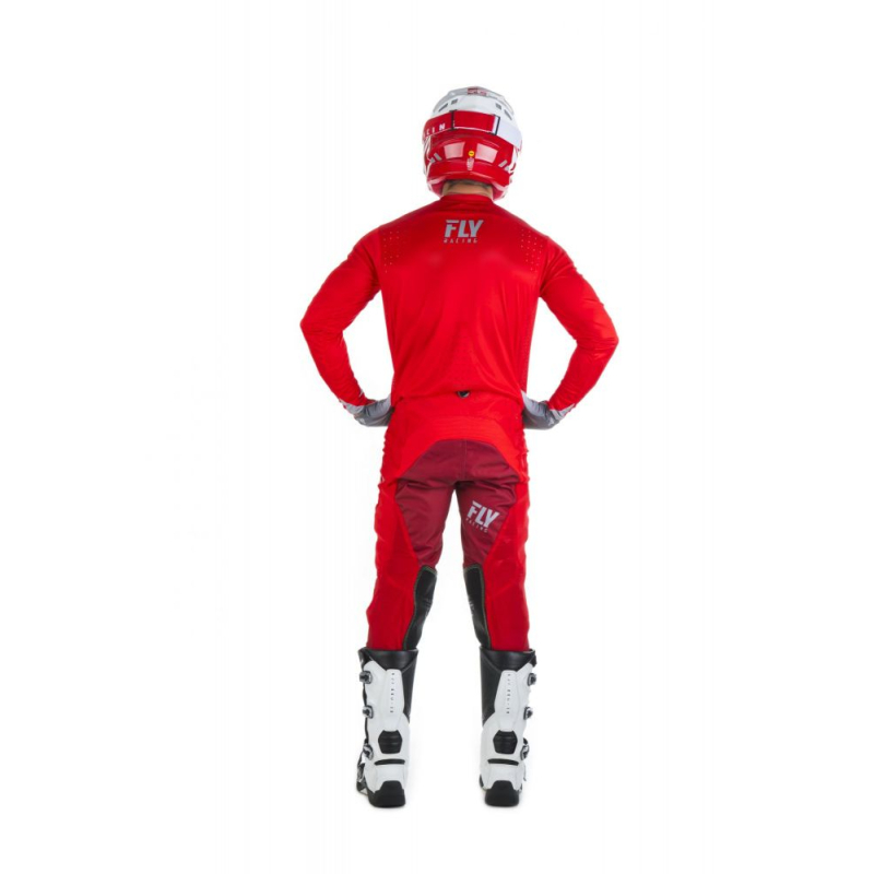 MAILLOT FLY LITE HYDROGEN 2019 ROUGE/GRIS Maillot moto cross