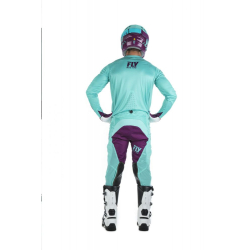 MAILLOT FLY LITE HYDROGEN 2019 BLEU CLAIR/POURPRE/BLANC Maillot moto cross