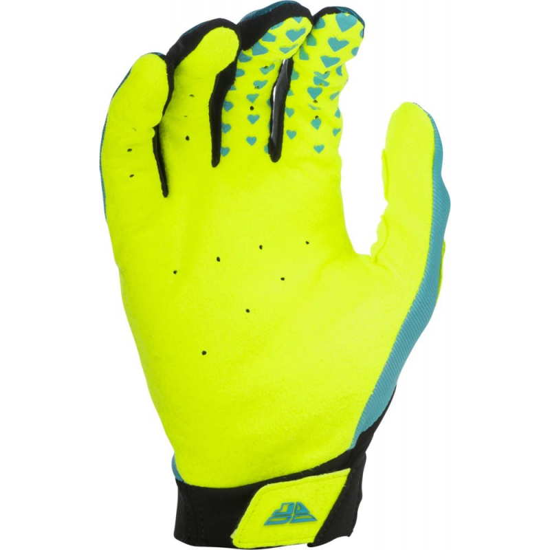 GANTS FLY PRO LITE FEMME BLEU/JAUNE FLUO Gant moto cross femme