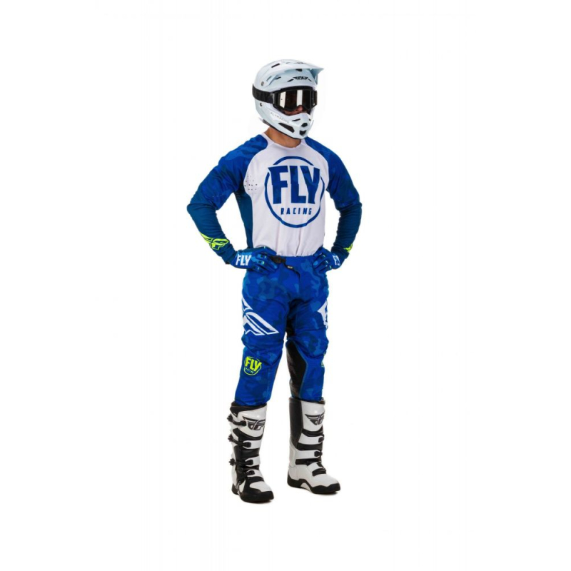 MAILLOT FLY EVO 2020 BLEU/BLANC Maillot moto cross