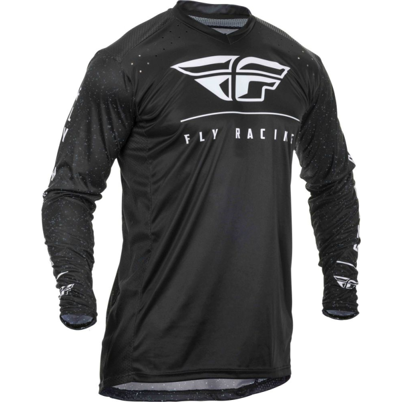 MAILLOT FLY LITE HYDROGEN 2020 NOIR/BLANC Maillot moto cross