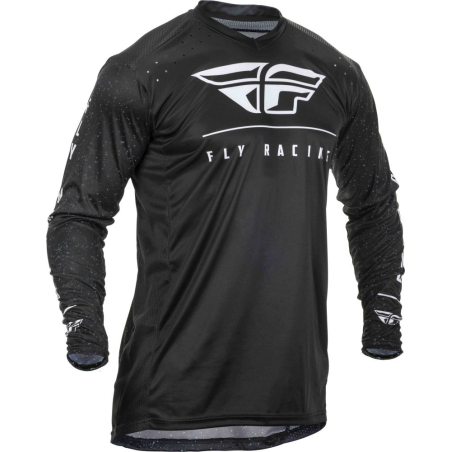 MAILLOT FLY LITE HYDROGEN 2020 NOIR/BLANC Maillot moto cross