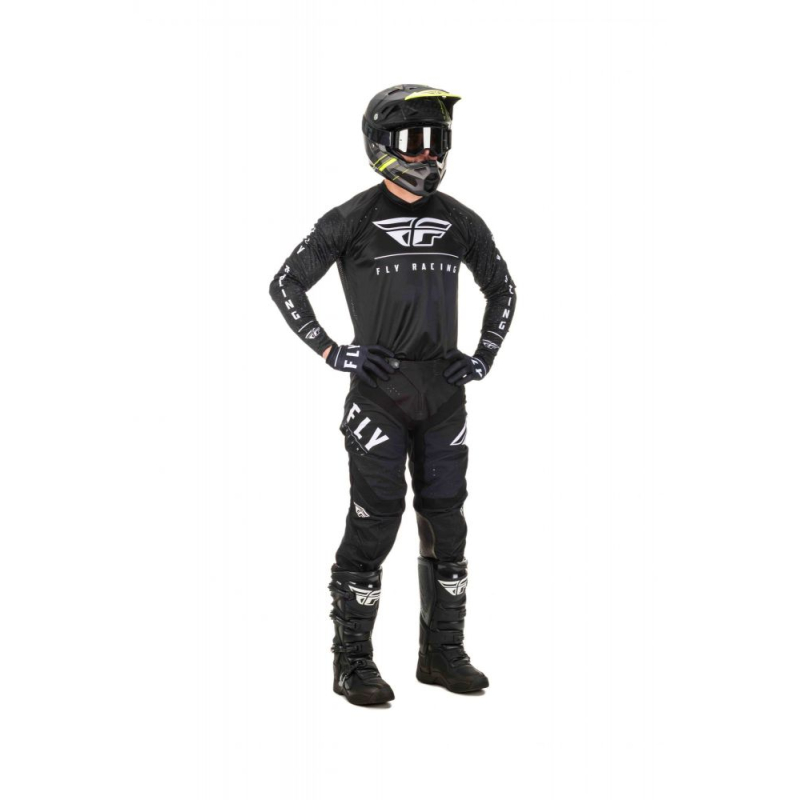 MAILLOT FLY LITE HYDROGEN 2020 NOIR/BLANC Maillot moto cross