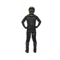 MAILLOT FLY LITE HYDROGEN 2020 NOIR/BLANC Maillot moto cross