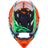 CASQUE FLY KINETIC CRUX ORANGE/TEAL/NOIR Casque moto cross