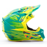 CASQUE FLY F2 CARBONE REPLICA ANDREW SHORT TEAL/HI-VIZ/JAUNE Casque moto cross