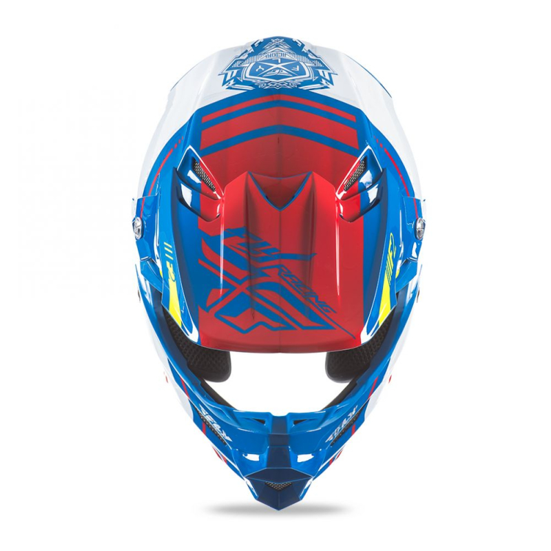 CASQUE FLY F2 CARBONE REPLICA TREY CANARD BLEU/BLANC/ROUGE Casque moto cross