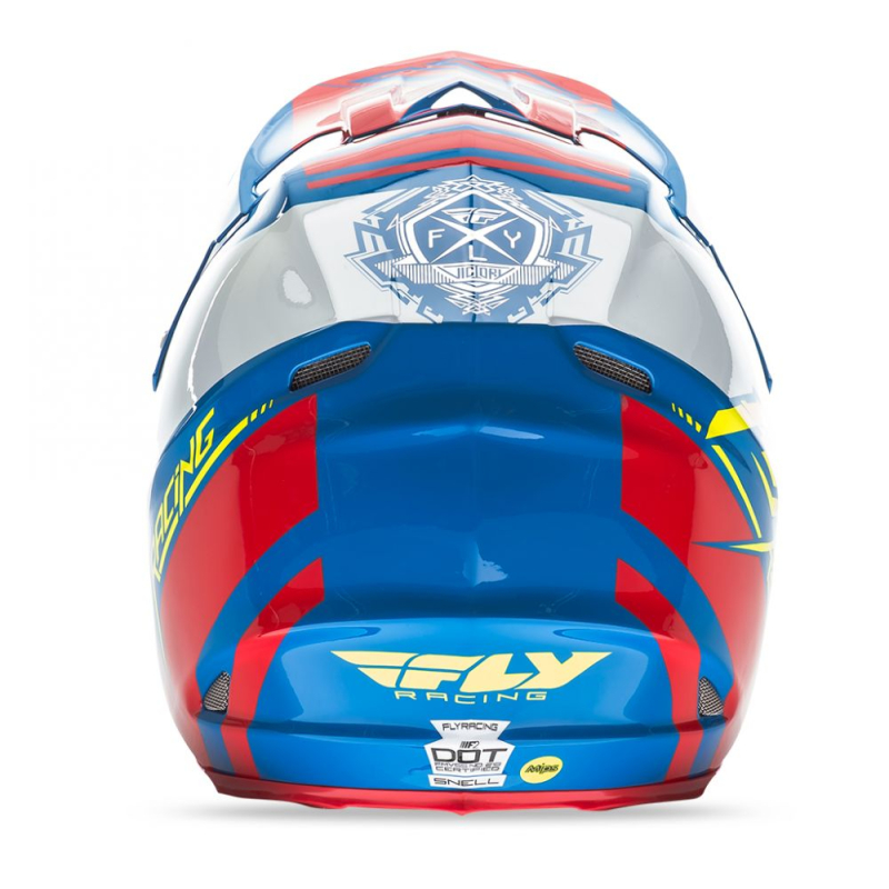 CASQUE FLY F2 CARBONE REPLICA TREY CANARD BLEU/BLANC/ROUGE Casque moto cross