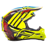 CASQUE FLY F2 CARBONE REPLICA WESTON PEICK NOIR/HIVIZION Casque moto cross