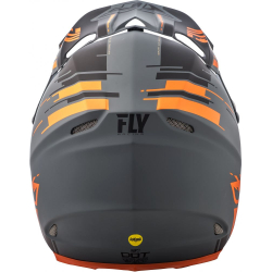 CASQUE FLY F2 CARBON 2018 FORGE MIPS NOIR/ORANGE/GRIS Casque moto cross