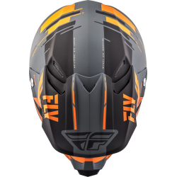 CASQUE FLY F2 CARBON 2018 FORGE MIPS NOIR/ORANGE/GRIS Casque moto cross