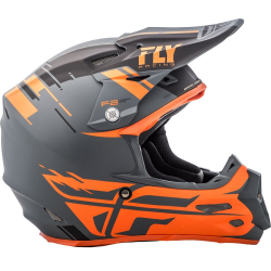 CASQUE FLY F2 CARBON 2018 FORGE MIPS NOIR/ORANGE/GRIS Casque moto cross