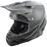 CASQUE CROSS FLY F2 MIPS SHIELD 2020 NOIR/GRIS MAT Casque moto cross